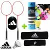 Adidas Badminton P350 Power Set W/ Shuttles & Grips 1 Adidas Badminton P350 Power Set W/ Shuttles & Grips