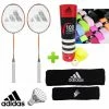 Adidas Badminton P8 Training Set W/ Shuttles & Grips 1 Adidas Badminton P8 Training Set W/ Shuttles & Grips