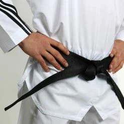 Adidas Taekwondo ADIFLEX Uniform, Black V-Neck