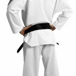 Adidas Taekwondo ADIFLEX 2 Uniform, Black V-Neck