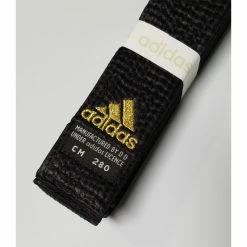 Accessories Adidas Champion Satin Black Belt - 1.75"