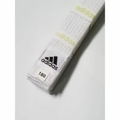 Adidas Martial Arts Belt, White Accessories