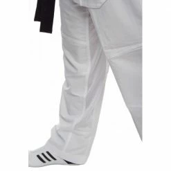 Adidas Taekwondo Fighter III Uniform, Black V-Neck