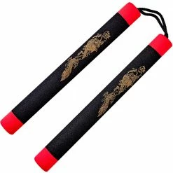 Seka-Sports - Martial Arts Distributor Tip Colored Foam Cord Nunchaku Training Aids