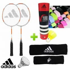 Adidas Badminton P30 Kid's Training Set W/ Shuttles & Grips