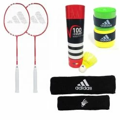 Adidas Badminton P80 Training Set W/ Shuttles & Grips