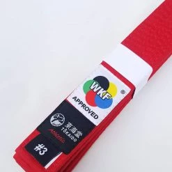 Tokaido WKF Approved Karate Belt